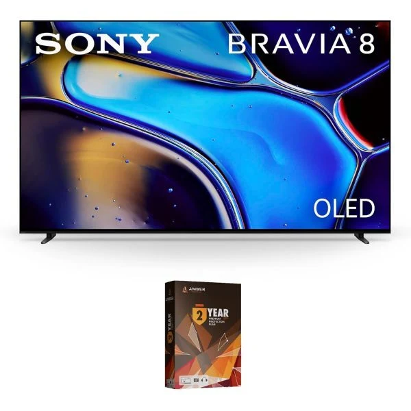소니 K77XR80 77인치 IMAX 2년간의 앰버 보호 계획으로 브라비아 OLED 4K HDR 구글 TV 강화 2024