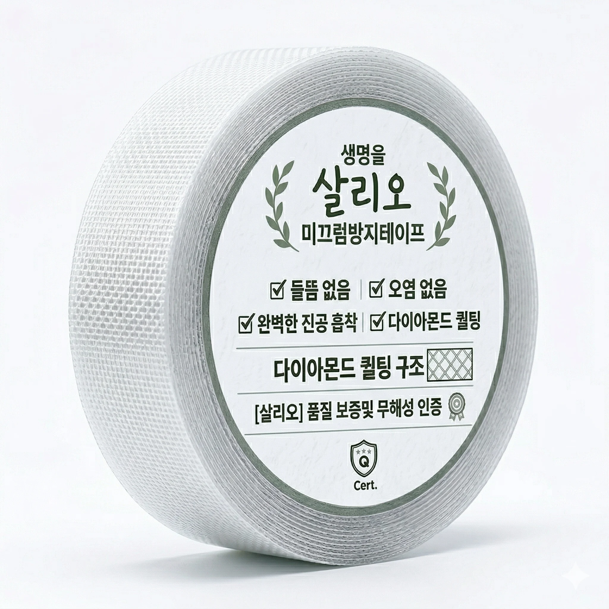 살리오 미끄럼방지테이프 바닥 접착식 스티커 논슬립 방수, 투명, 1개
