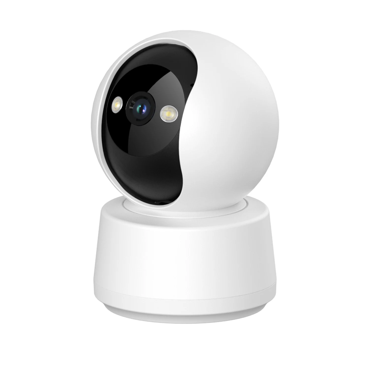 AMSKY 홈캠 가정용 cctv 카메라 실내용 WiFi 2K QHD 초고화질 360도 회전, GW-C10 화이트, 1개