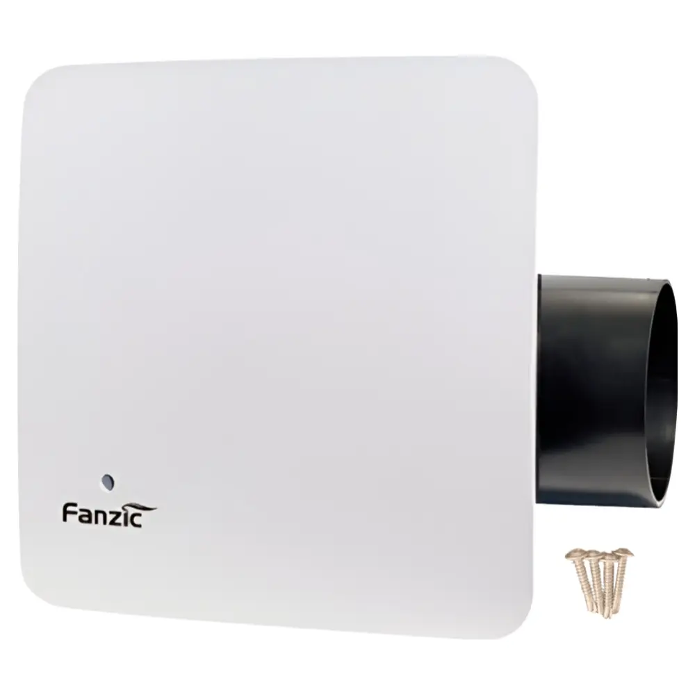 팬직 욕실용 저소음 플라스틱 환풍기 팬 TFV-D10XPA, 화이트