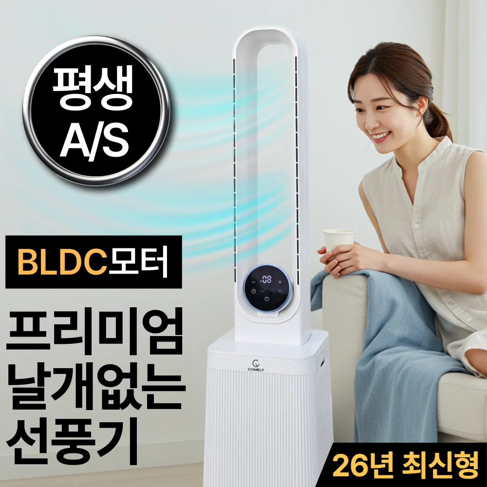 보랄 THE DAILY 듀얼 헤드 BLDC 접이식 선풍기 BR-DH220F