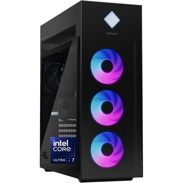 HP OMEN 45L 게이밍 데스크탑 인텔 코어 울트라 9 285K 64GB 램 2TB SSD 엔비디아 지포스 RTX 5090 윈도우 11 프로 마이크로소프트 코파일럿 강화 유