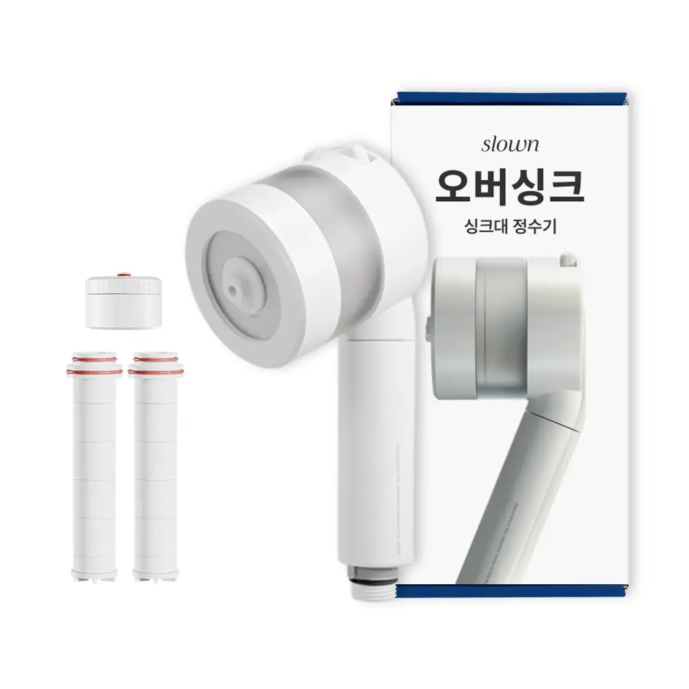 슬로운 slown 직수 정수기 오버싱크 핸디형 기본세트 무타공 자가설치, OSH21PA01 제품 이미지