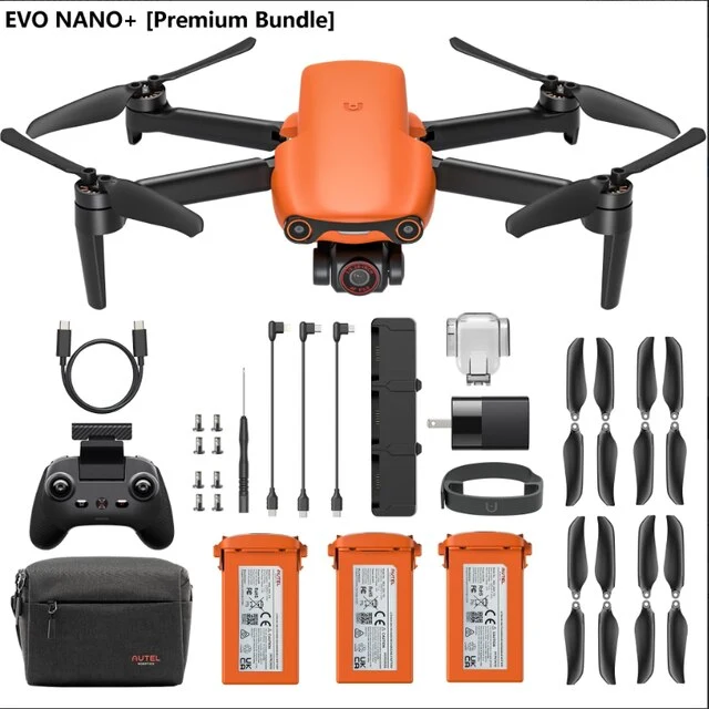 Autel Robotics-EVO Nano Plus + 4K HD 카메라 1080p 드론, 휴대용 접이식 마이크로 쿼드콥터 Uav 항공기
