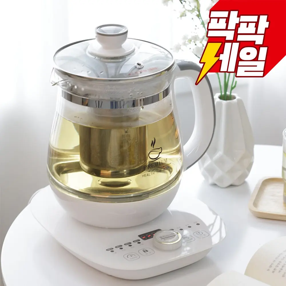 모닝컴 1.7L 만능쿠커 건강 다용도 보온 차탕기, DWM-2296CY 제품 이미지
