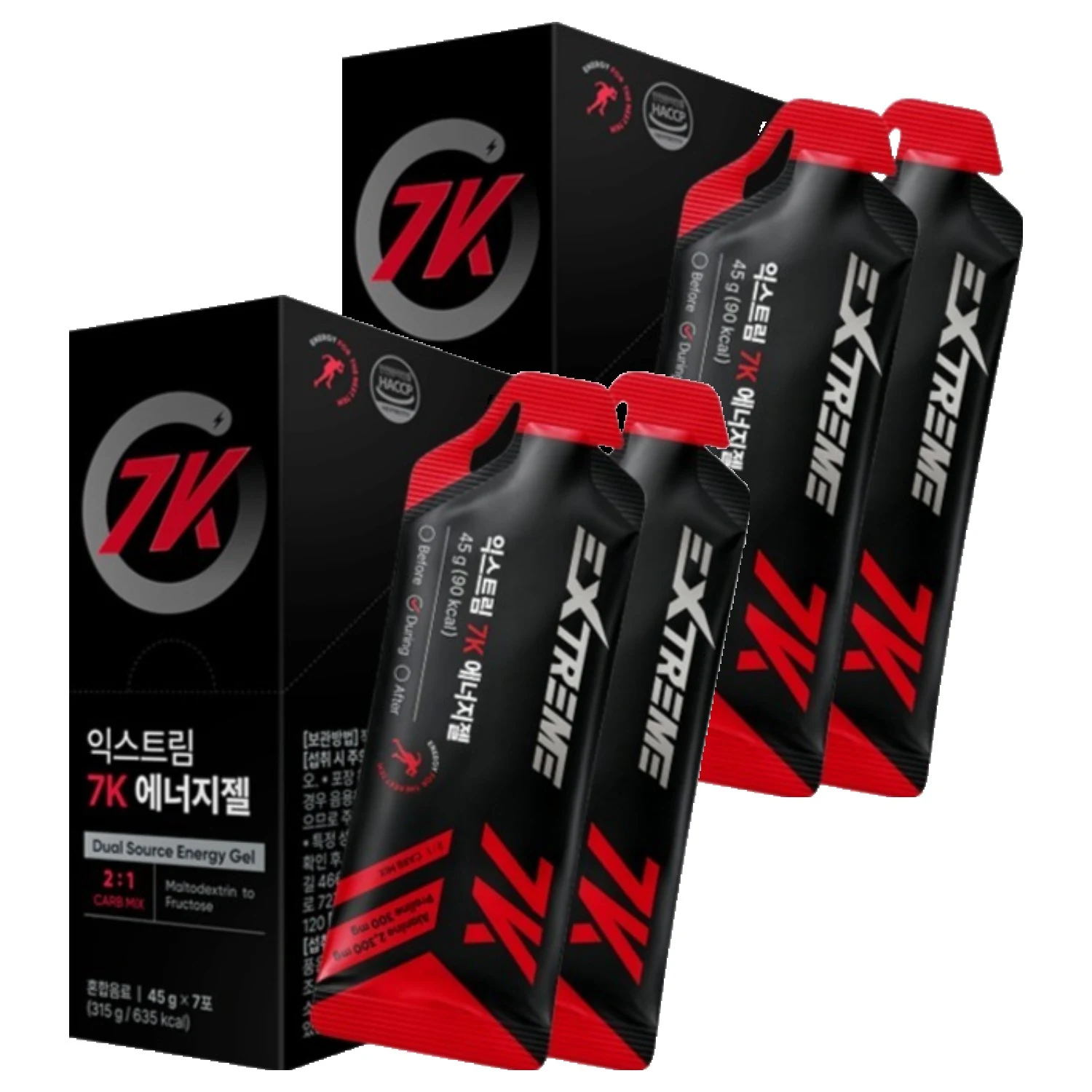 익스트림 7K 에너지젤 7p, 315g, 2개