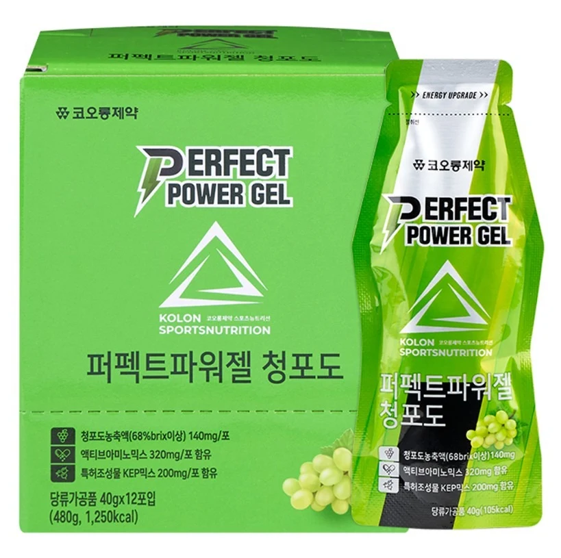 코오롱제약 퍼펙트 파워젤 청포도 12p