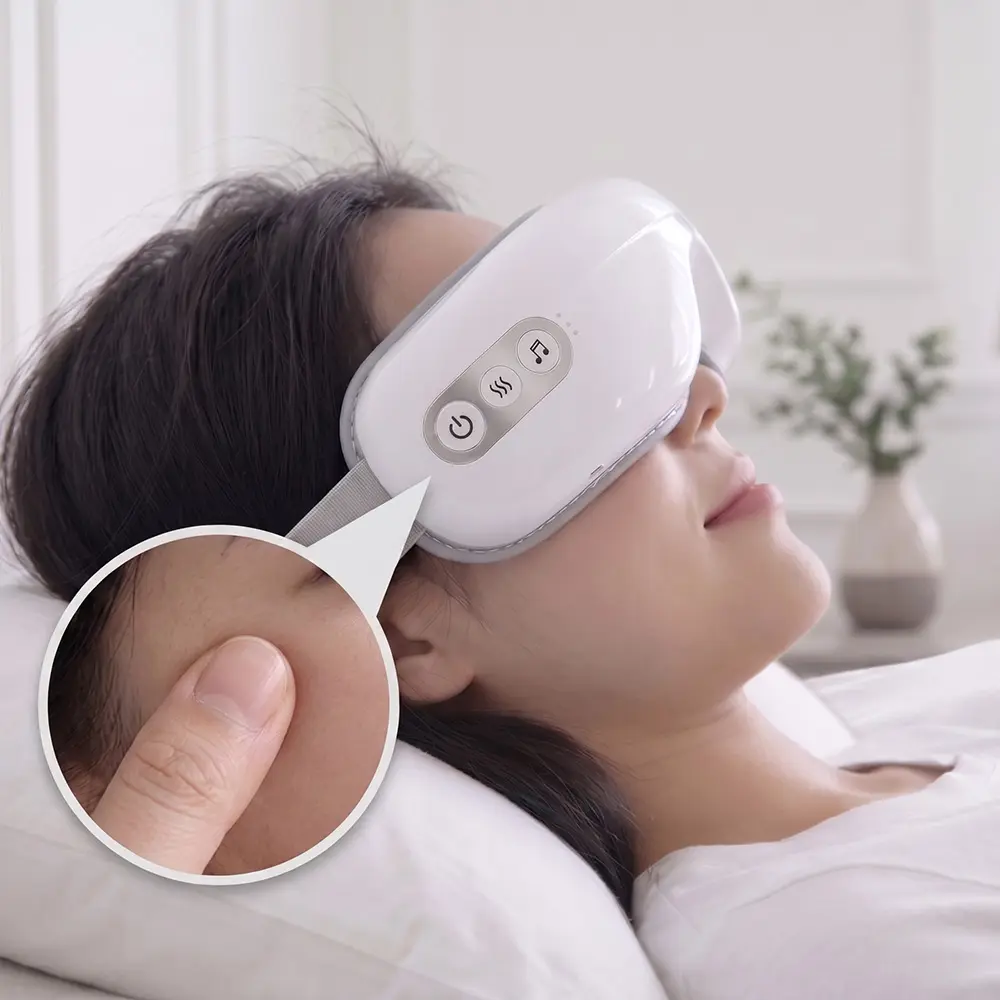 Mostrin 무선 온열 안대 수면 찜질 눈마사지기 3D fleX 눈 마사지기