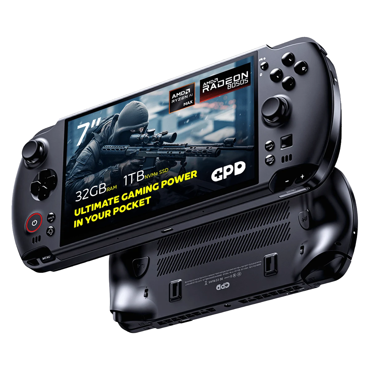 GPD WIN5 AI MAX 385 휴대용 게이밍 PC 디바이스 UMPC