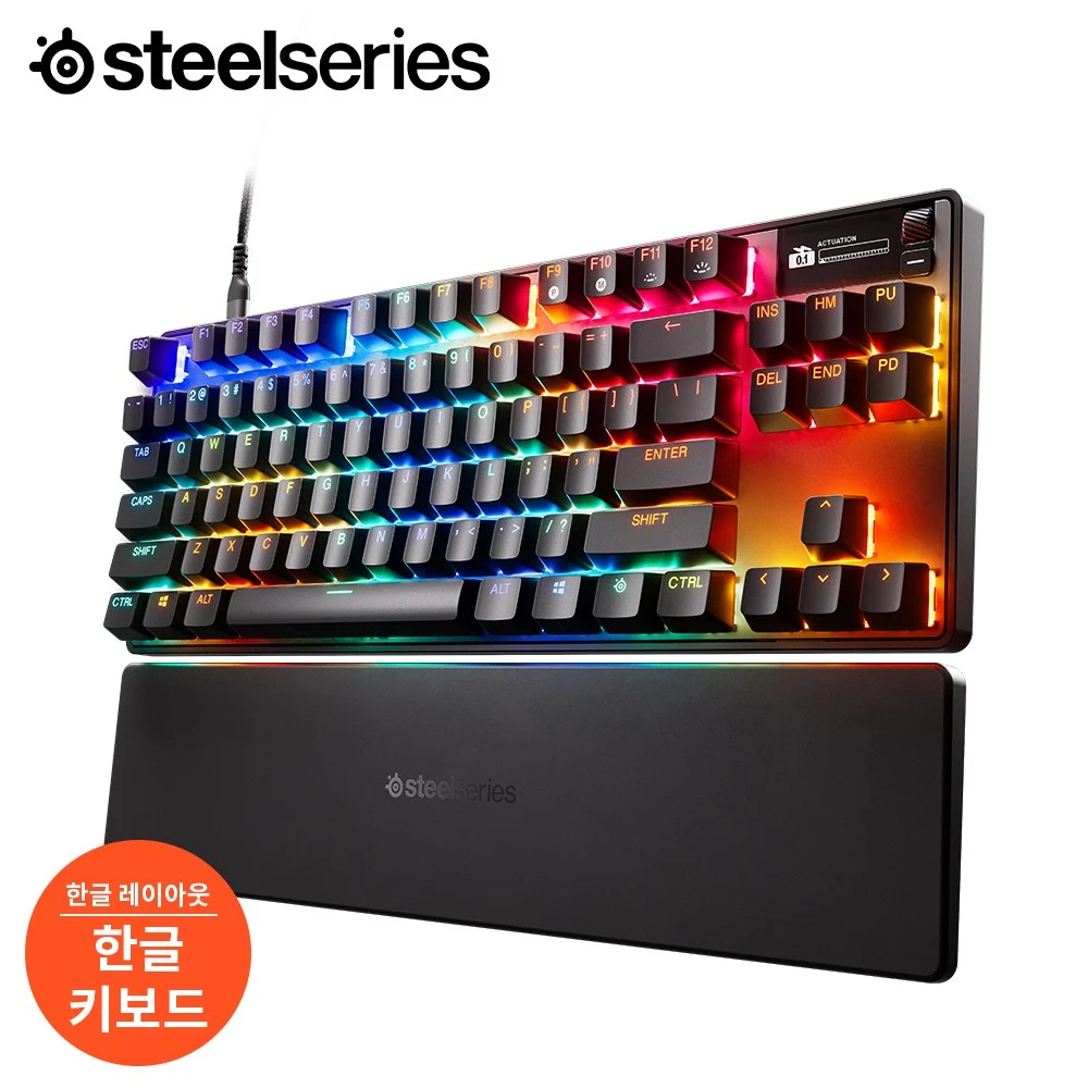 스틸시리즈 APEX PRO TKL GEN3 ( US or KR) 자석축 기계식 게이밍 키보드 / 공식 판매점