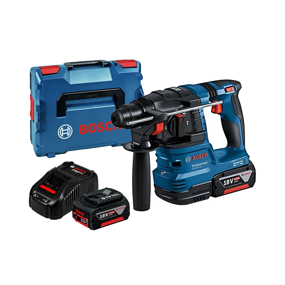 보쉬 GBH 18V-22 충전 로터리 해머드릴 함마 세트