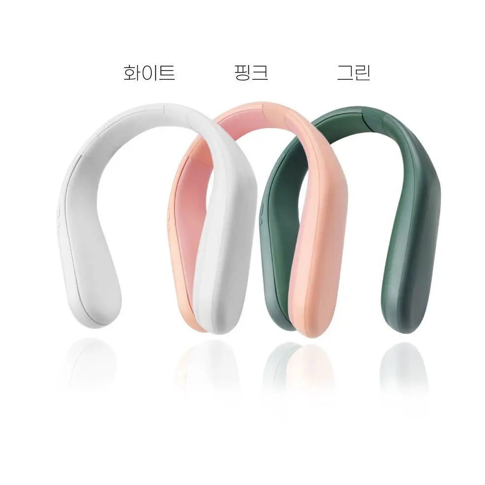 한일 usb 휴대용 넥히터 넥워머 목난로 발열 온열 미니 충전식 목걸이형 캠핑용, 화이트 넥히터 1개 제품 이미지