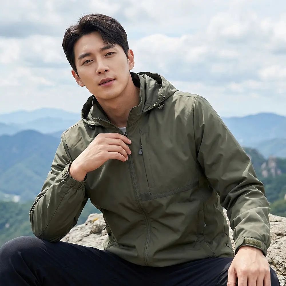모렉스 남성 포레스트 탈부착 후드 바람막이 자켓 작업복 등산복 상품 이미지