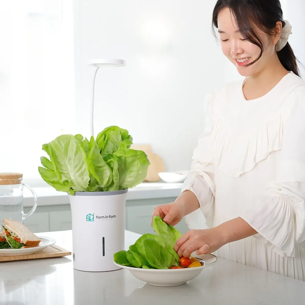 6번 화분형 LED 식물재배기 제품 사진