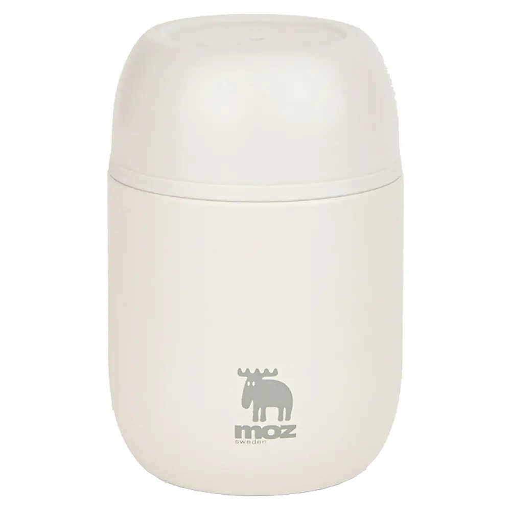 MOZ 스웨덴 포스코 316 스텐 푸드자 보온 도시락 보온 죽통 480ml, 라이트그레이, 1개, 480ml