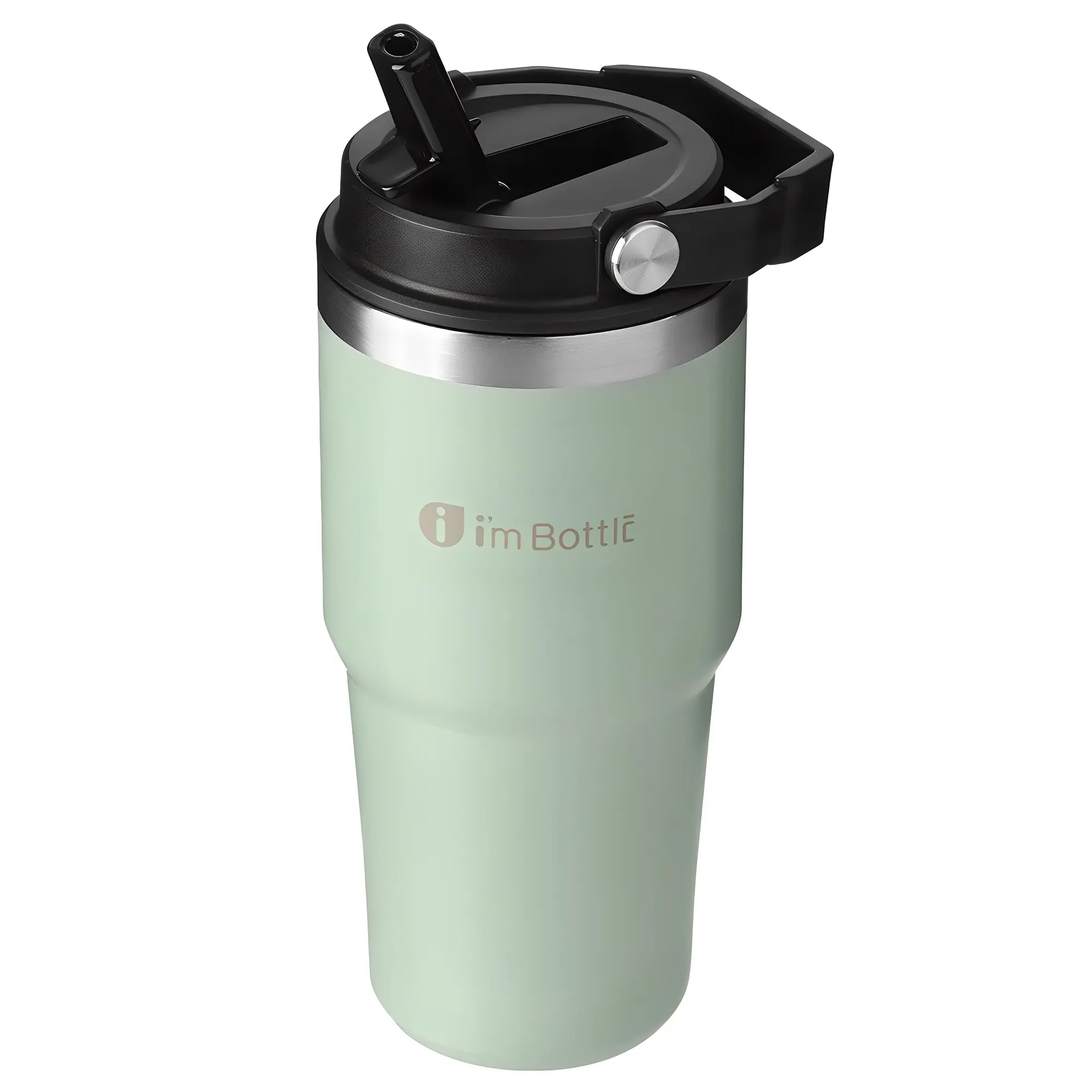 아임보틀 스트로우 보온보냉 텀블러, 민트, 600ml, 1개 제품 이미지