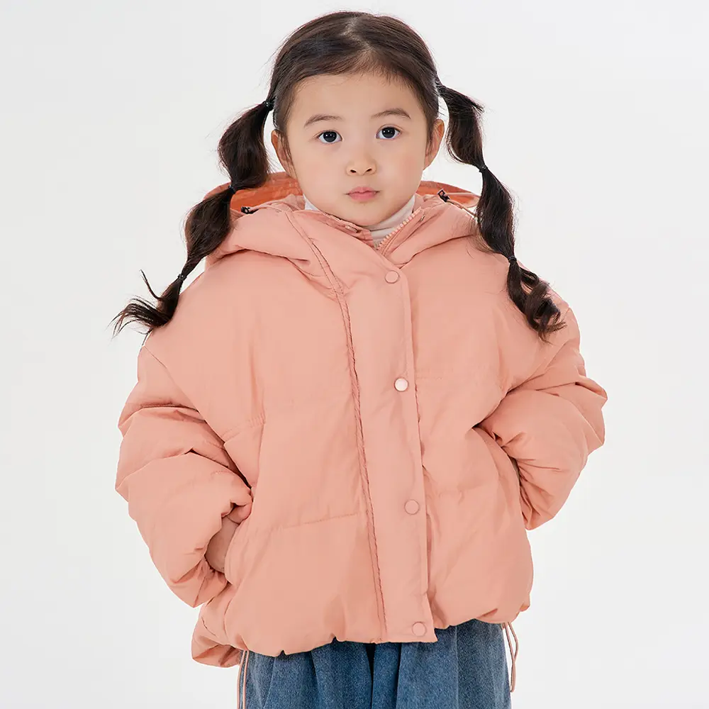 리틀래빗 아동용 C 몬스터 후드 패딩 점퍼 아동 패딩 제품 이미지