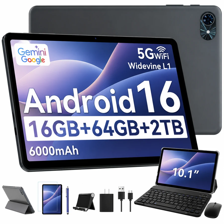 TABWEE 10.1인치 대화면 태블릿 PC Gemini 2.0 풀세트