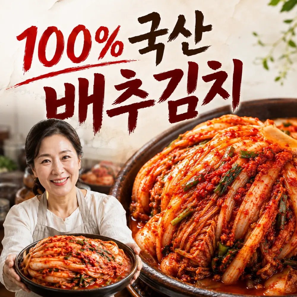 [100%국산] 당일제조 포기김치 배추김치 초특가