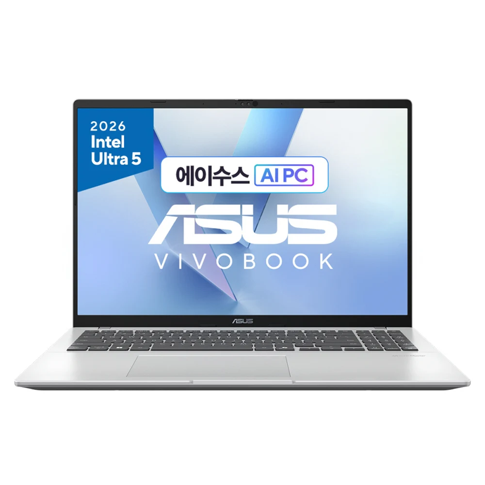 에이수스 2026 비보북 16 코어Ultra5 인텔 14세대, 쿨실버, X1607AA-MB045W, 512GB, 16GB, WIN11 Home