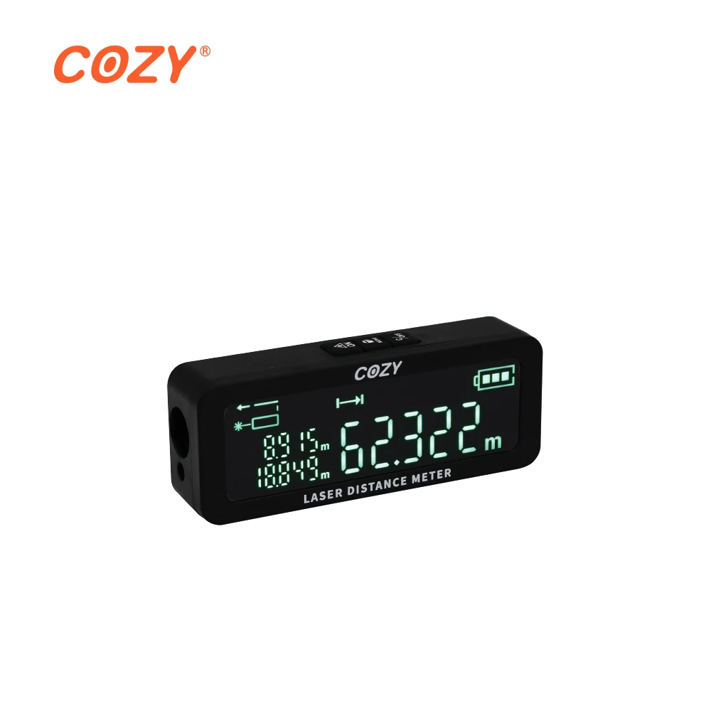 코지 레이저 거리 측정기 CZ-NLDM-100 100m (배터리포함) LDC디스플레이 면적 부피