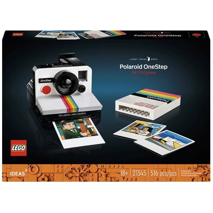 레고 아이디어 폴라로이드 원스텝 SX-70 카메라 21345