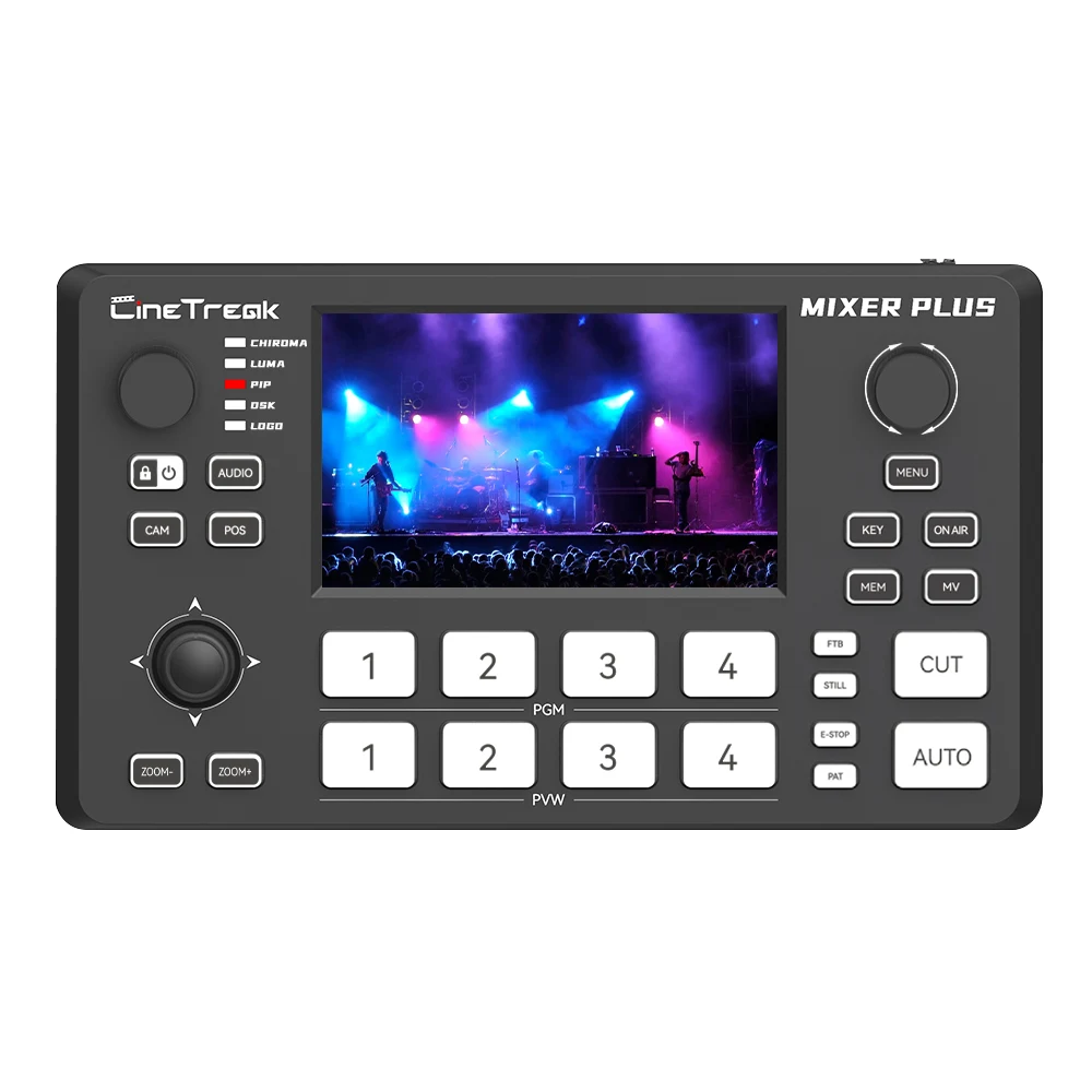Cinetreak Mixer Plus 4인치 4채널 HDMI 비디오 스위처