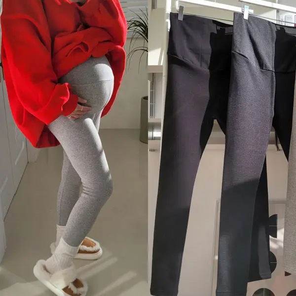 마더라이크 임산부 특기모 스판레깅스 스판좋은 겨울 임부복