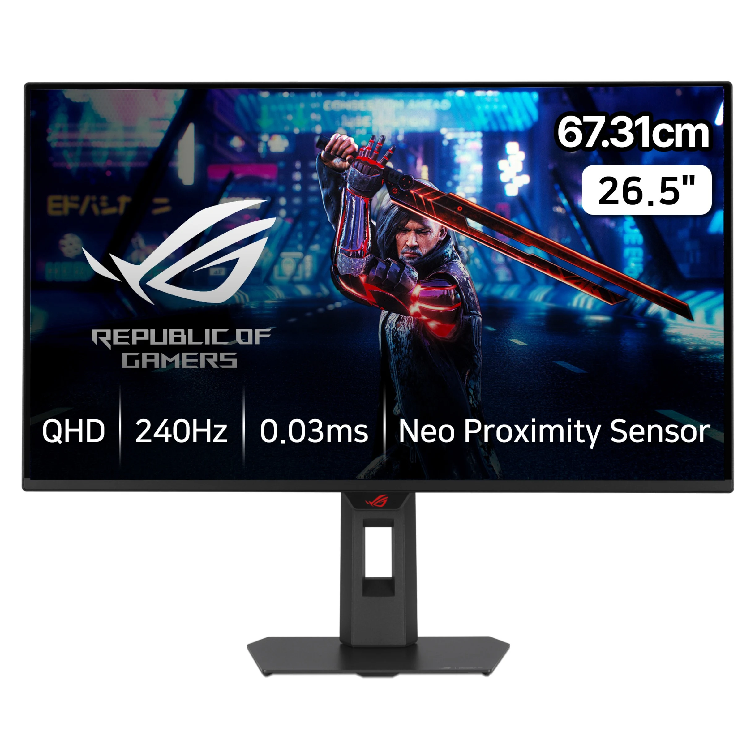 에이수스 QHD ROG STRIX QD-OLED 240Hz 0.03ms 400cd DCI-P3 99% 멀티스탠드 게이밍 모니터