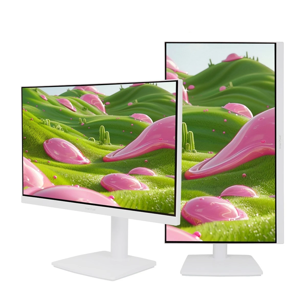 인터픽셀 IP2728 FHD IPS 100Hz 화이트 사무용 피벗 컴퓨터 모니터 아이케어, IP2728(일반), 69cm