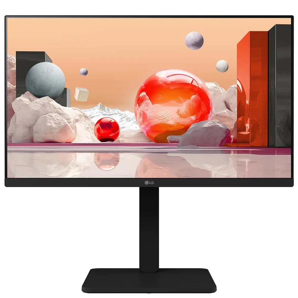-LG전자- 24BA450 24인치 블랙 모니터 FHD LED IPS 피벗스탠드 스피커내장 60.4cm