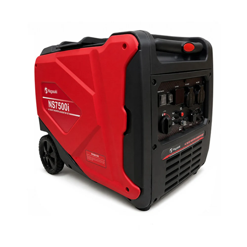 나가사키 저소음 인버터 발전기 NS-7500i 5.5KW 캠핑용 휴대용 전기