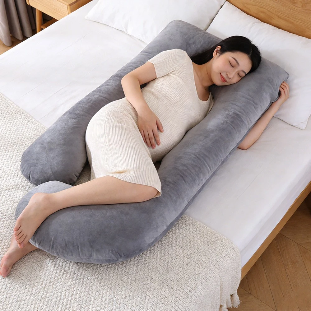 NUNUHANA 대형 인체공학 임산부 바디필로우 U자형 2.5KG