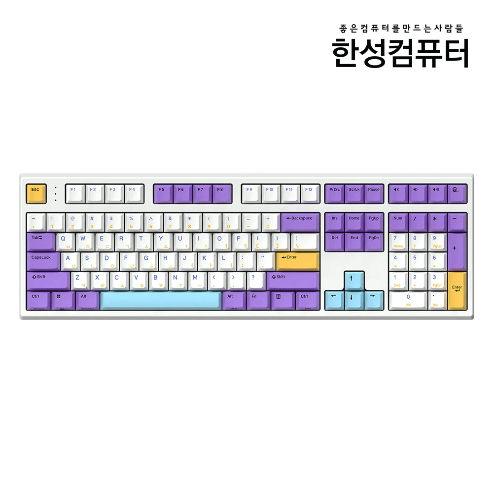 한성컴퓨터 OfficeMaster 8K 토독 유선 기계식 키보드 35g