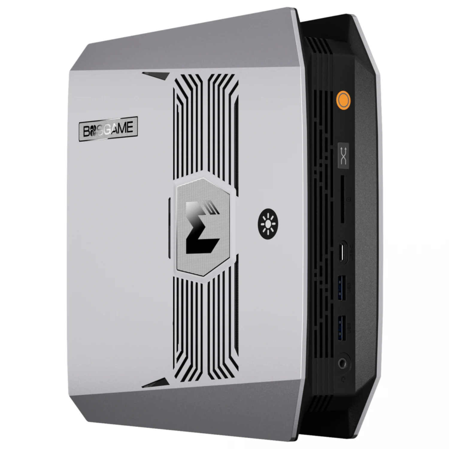 BOSGAME M5 AI 미니 데스크톱 PC Ryzen AI Max+ 395 128GB+2TB, HDMI 2.0, Wi-Fi 7, BT 5.3, M5, WIN11 Pro, 2TB, 128GB, 은색