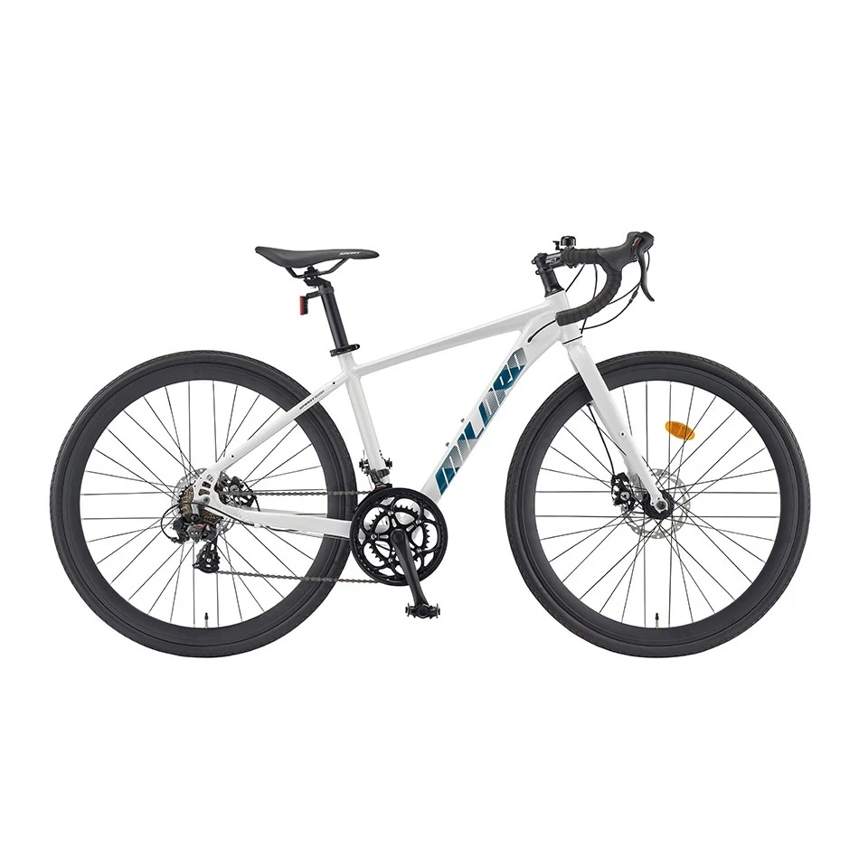 스마트 700C 밀로드 2026년 알루미늄 로드자전거 듀얼레버, 1개, 180cm, 화이트 440 미조립