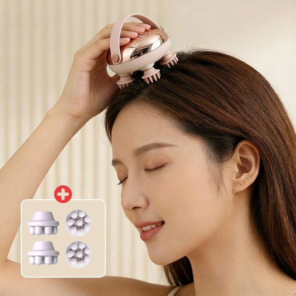 Jeernare 전동 방수 두피 마사지기
