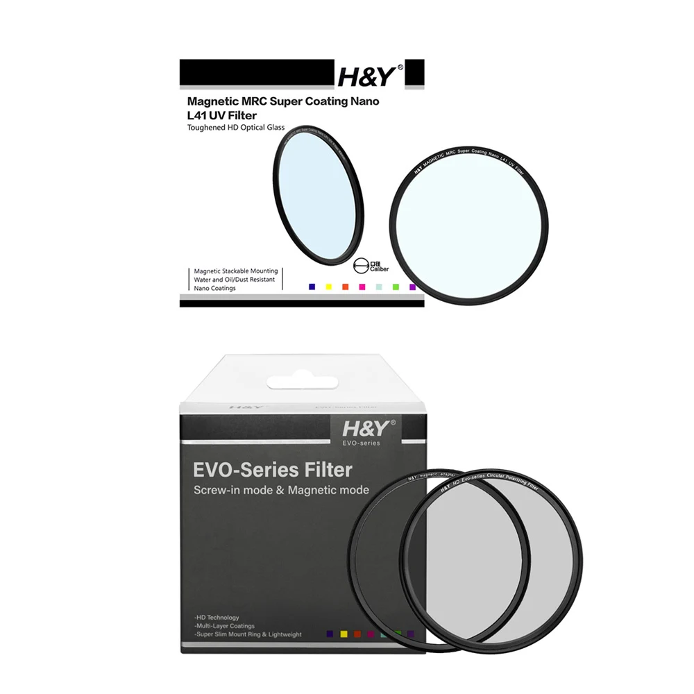 에이치앤와이 마그네틱 HD MRC Nano L41 + Circular Polarizing CPL 필터 77mm 세트