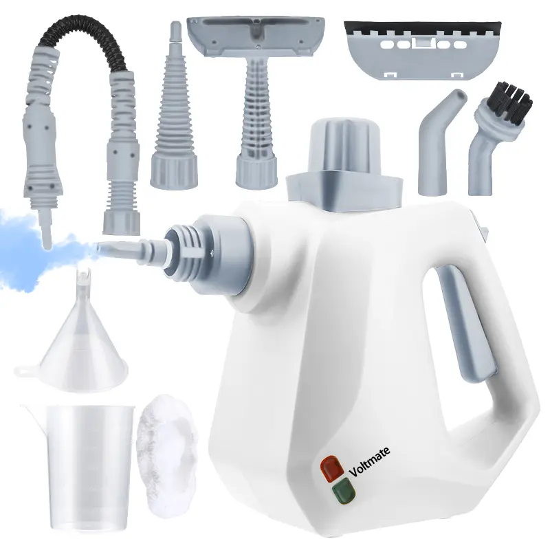 Voltmate 다용도 고온 고압 핸디 스팀청소기 더 다양한 부속 고압 고온 분사 스팀 침대 소파 세척 청소기