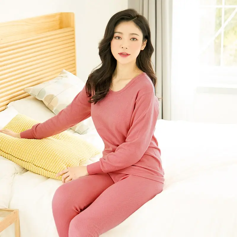 BYC 여성 두꺼운 삼중보온 내복 상하세트 제품 이미지