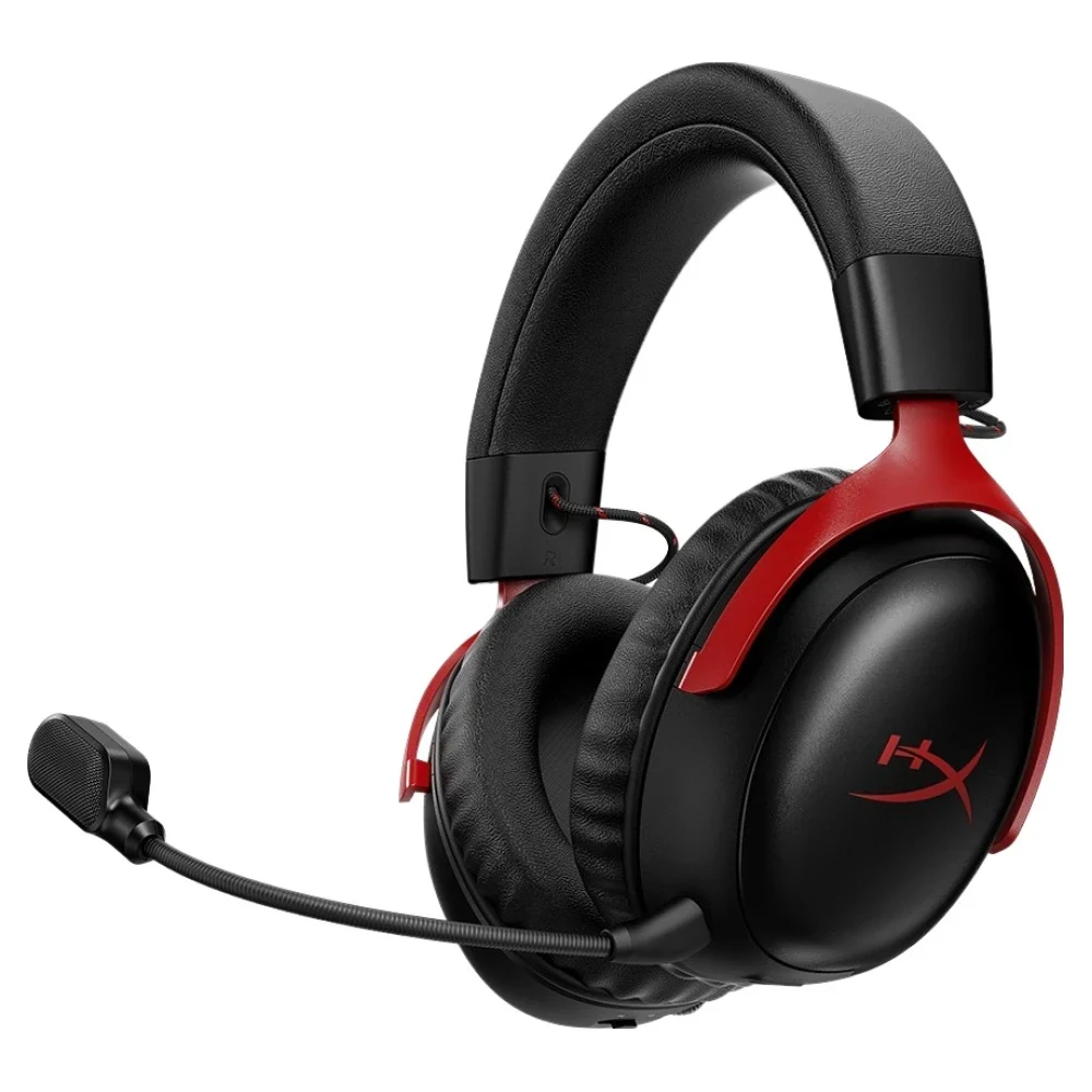 하이퍼엑스 클라우드3 S 무선 게이밍 블루투스헤드셋, A59Z0AA, Black + Red, 200시간, 멀티단자, Black + Red, A59Z0AA