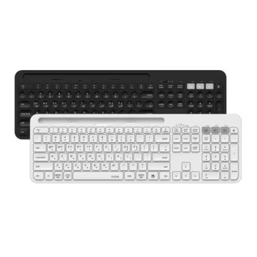 아이노트 K608RB 멀티페어링 무선 블루투스 무선 키보드 키스킨 포함 블랙